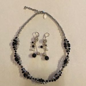 WHBM Dangley Earrings and Necklace